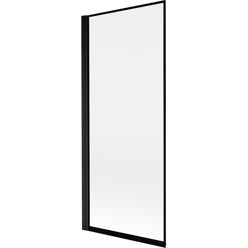 Mexen Mist Duschabtrennung 1-flügelig links 80 x 150 cm, schwarzer Rahmen, schwarz - 8A9-080-001-70-70-L