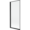 Mexen Mist Duschabtrennung 1-flügelig links 80 x 150 cm, schwarzer Rahmen, schwarz - 8A9-080-001-70-70-L