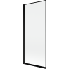 Mexen Mist paroi de douche 1-volet gauche 80 x 150 cm, cadre noir, noir - 8A9-080-001-70-70-L