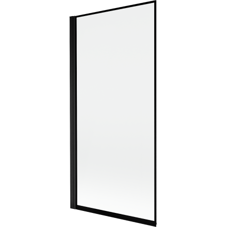 Mexen Mist 1-wing Left Bath Screen 90 x 150 cm, Black Frame, Black - 8A9-090-001-70-70-L