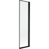 Mexen Mist jednokrilni paravan za kadu desni 50 x 150 cm, crni okvir, crni - 8A9-050-001-70-70-P