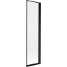 Mexen Mist parawan nawannowy 1-skrzydłowy prawy 50 x 150 cm, czarna ramka, czarny - 8A9-050-001-70-70-P