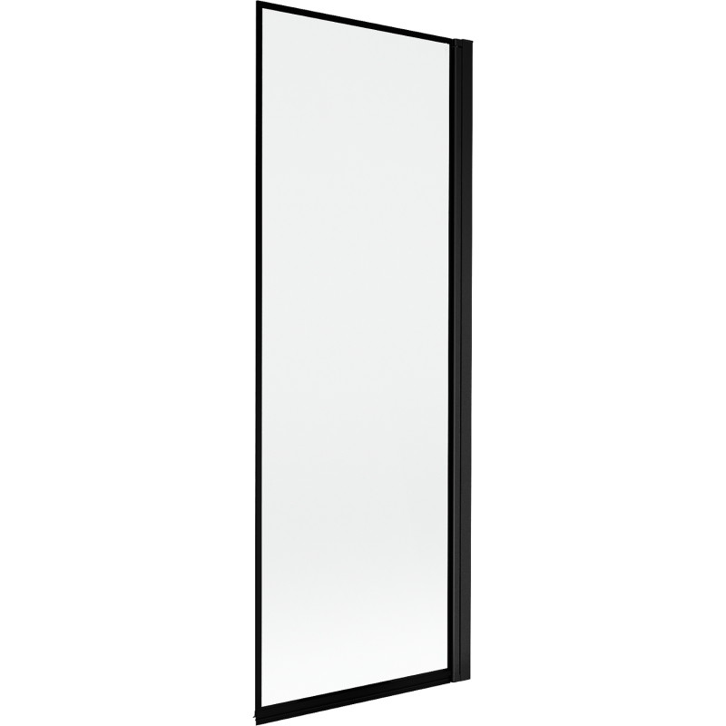Mexen Mist dušiparavan 1-tiivaline parempoolne 70 x 150 cm, must raam, must - 8A9-070-001-70-70-P
