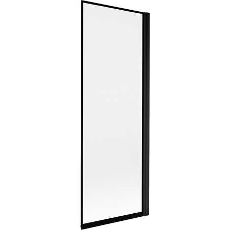 Mexen Mist dušiparavan 1-tiivaline parempoolne 70 x 150 cm, must raam, must - 8A9-070-001-70-70-P