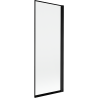 Mexen Mist paroi de douche 1 volet droit 70 x 150 cm, cadre noir, noir - 8A9-070-001-70-70-P