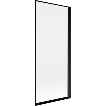 Mexen Mist Duschabtrennung 1-flügelig rechts 80 x 150 cm, schwarzer Rahmen, schwarz - 8A9-080-001-70-70-P