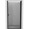 Mexen Mist-B draaideur douche rechts 80 cm, zwarte lijst, zwart - 8A2-080-000-70-70-P