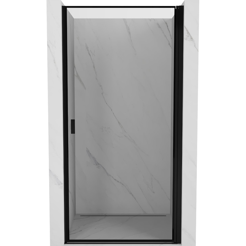 Mexen Mist-B parematpoolsed dušiseina uksed 100 cm, must raam, must - 8A2-100-000-70-70-P