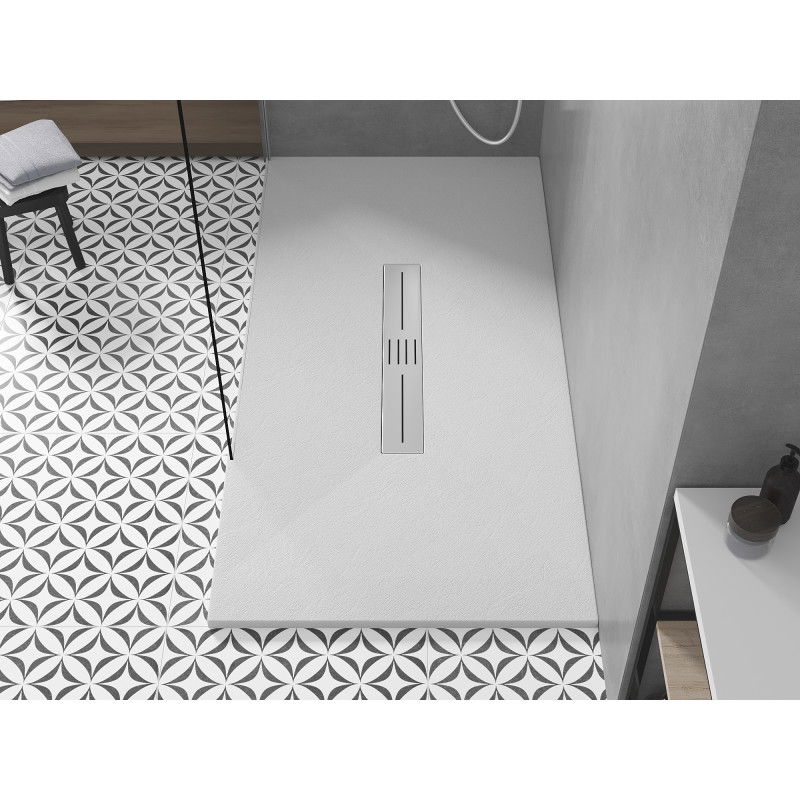 Mexen Toro plato de ducha rectangular SMC 160 x 80 cm, blanco - 43108016