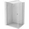 Mexen Mist-B shower cabinet pivot 80 x 70 cm, transparent, chrome - 8A2T-080-070-01-00