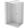 Mexen Mist-B pivot shower enclosure 85 x 70 cm, transparent, chrome - 8A2T-085-070-01-00