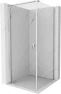 Mexen Mist-B T Duschkabine mit Drehtür 90 x 90 cm, transparent, Chrom - 8A2T-090-090-01-00