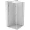 Mexen Mist-B T Duschkabine 100 x 100 cm, transparent, Chrom - 8A2T-100-100-01-00