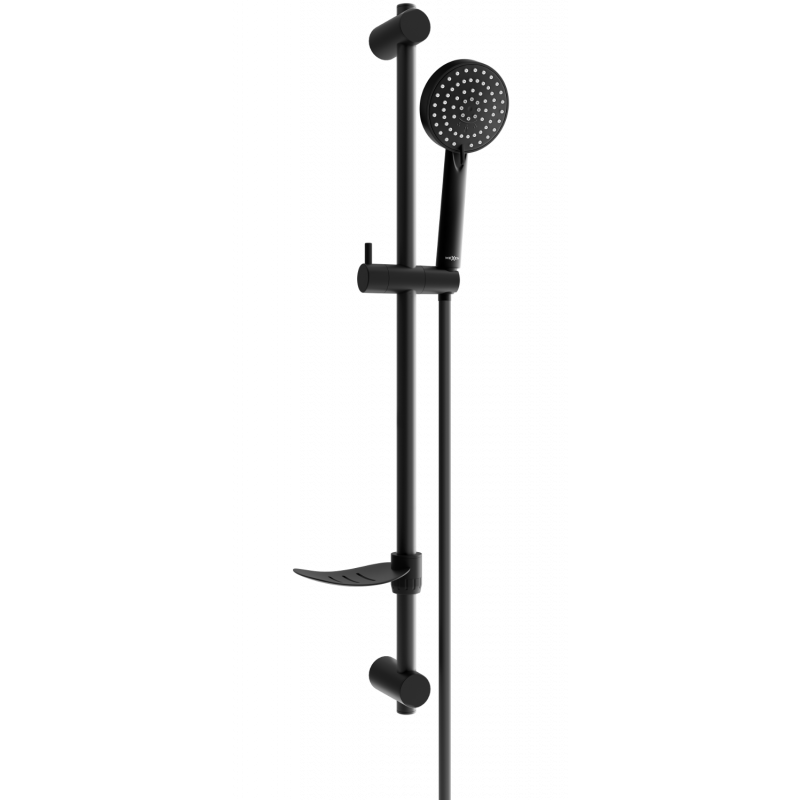Mexen DF75 verschiebbares Duschset, schwarz - 785754582-70