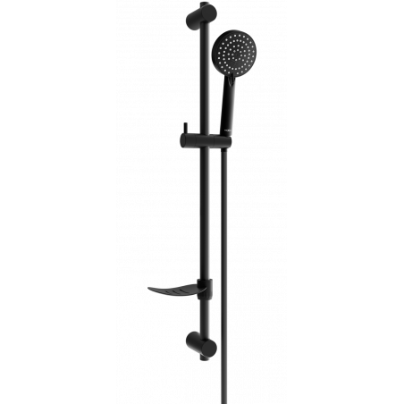 Mexen DF75 verschiebbares Duschset, schwarz - 785754582-70