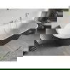 Mexen Oris vrijstaande gegroefde wandbadkuip 170 x 80 cm, wit/grijs, witte overloop - 52871708062-20