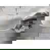 Mexen Oris freistehende wandstehende Rillenwanne 170 x 80 cm, weiß/schwarz, weißer Überlauf - 52871708075-20