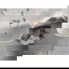 Mexen Oris freistehende Rillenrandbadewanne 170 x 80 cm, weiß/schwarz, Überlauf Roségold - 52871708075-60