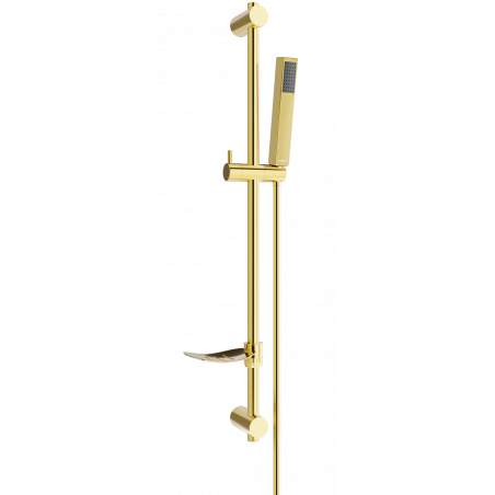 Mexen DF77 sliding shower set, gold - 785774582-50