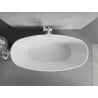 Mexen Lira freistehende Badewanne Muster 170 x 80 cm, weiß/schwarz, Überlauf weiß- 52831708075-20