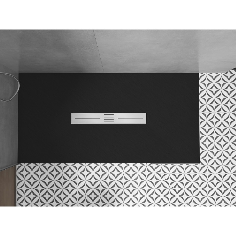 Mexen Toro ristkülikukujuline SMC dušialus 150 x 70 cm, must - 43707015