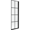 Mexen Mist vannitoasirm 1-leheline parem 60 x 150 cm, must ruudustik, must - 8A9-060-001-70-77-P