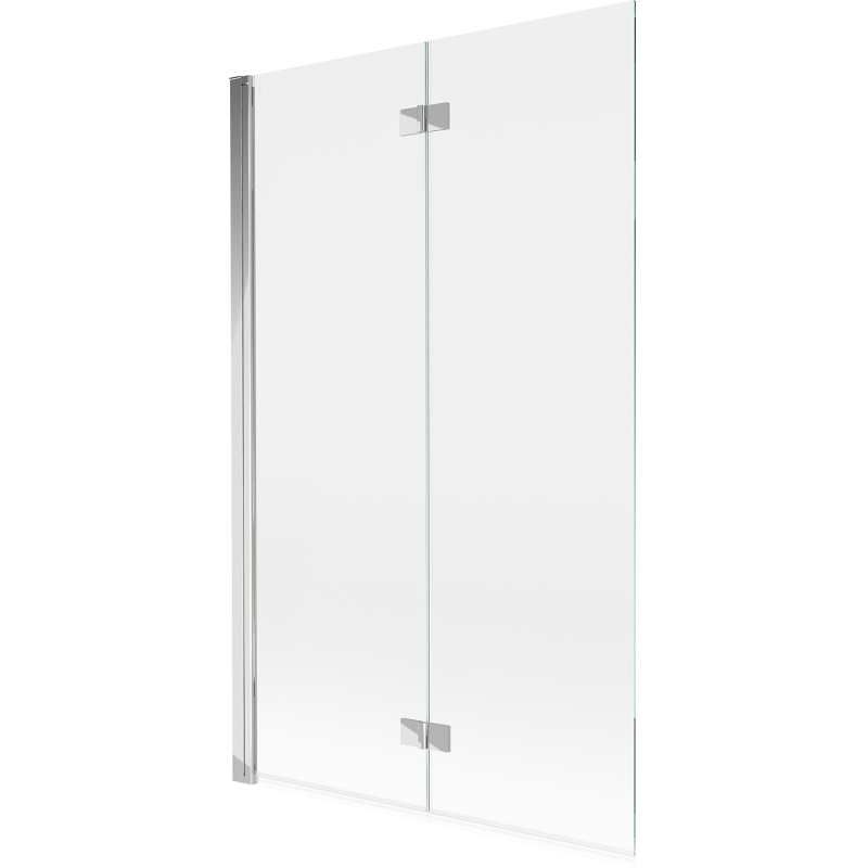 Mexen Mist Bidden Duschwandschutz 2-flillege lënks 110 x 150 cm, transparent, Chrom - 8A9-110-002-01-00-L