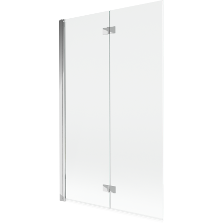Mexen Mist dvokrilni lijevi zaslon za kadu 110 x 150 cm, proziran, krom - 8A9-110-002-01-00-L