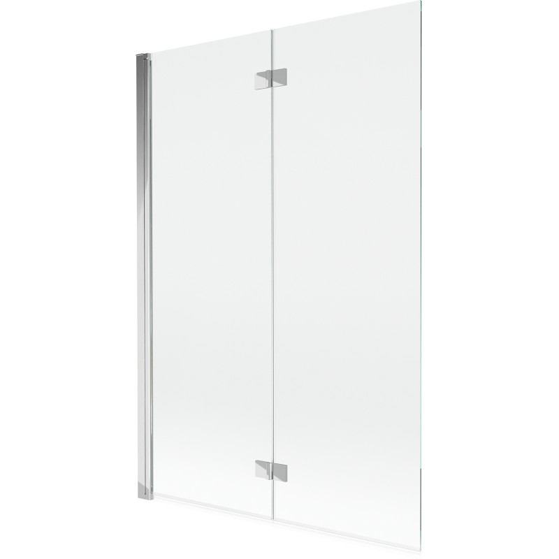 Mexen Mist dvokrilni lijevi zaslon za tuš kabinu 120 x 150 cm, transparentan, krom - 8A9-120-002-01-00-L