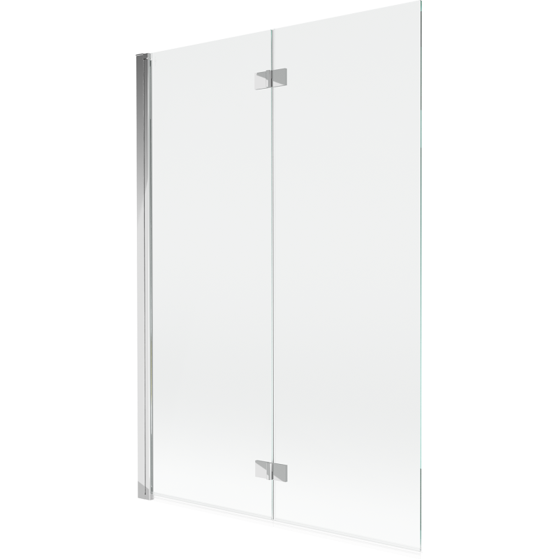 Mexen Mist levo dvokrilno tuš steno 120 x 150 cm, prozorno, krom - 8A9-120-002-01-00-L