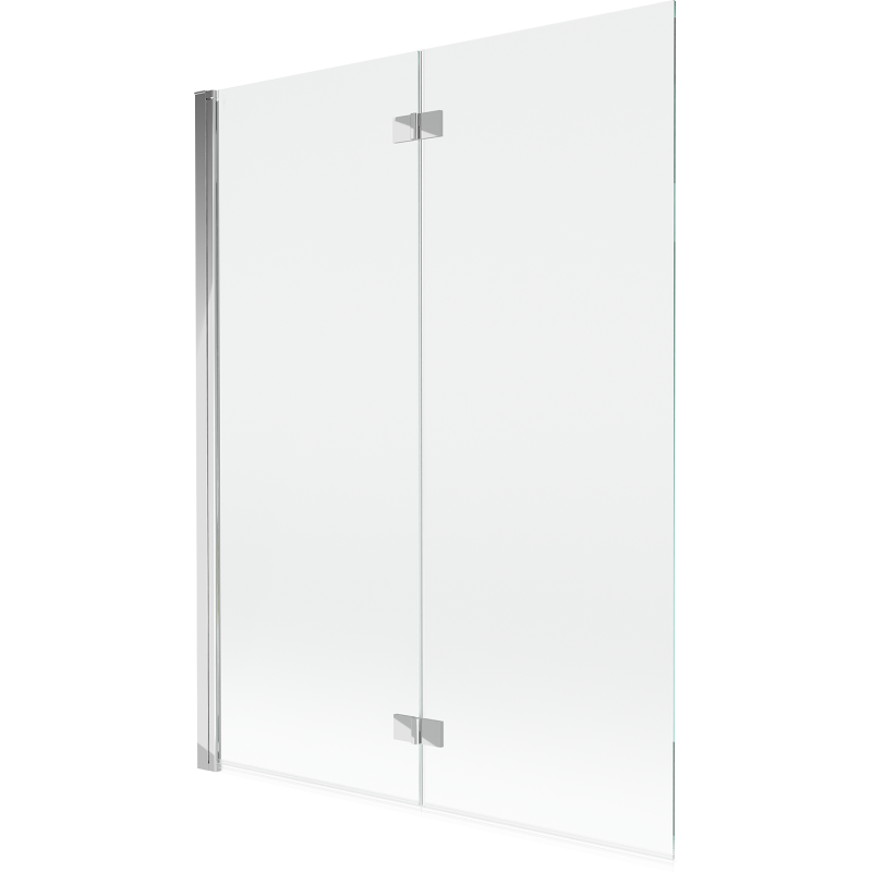 Mexen Mist pare-douche pliant à 2 volets gauche 130 x 150 cm, transparent, chromé - 8A9-130-002-01-00-L