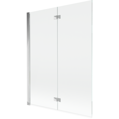 Mexen Mist paratia per vasca da bagno a 2 ante sinistra 130 x 150 cm, trasparente, cromo - 8A9-130-002-01-00-L