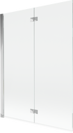 Mexen Mist 2-panel Left Shower Screen 130 x 150 cm, transparent, chrome - 8A9-130-002-01-00-L