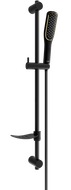 Mexen DF49 Duschset gleitend, schwarz - 785494582-75