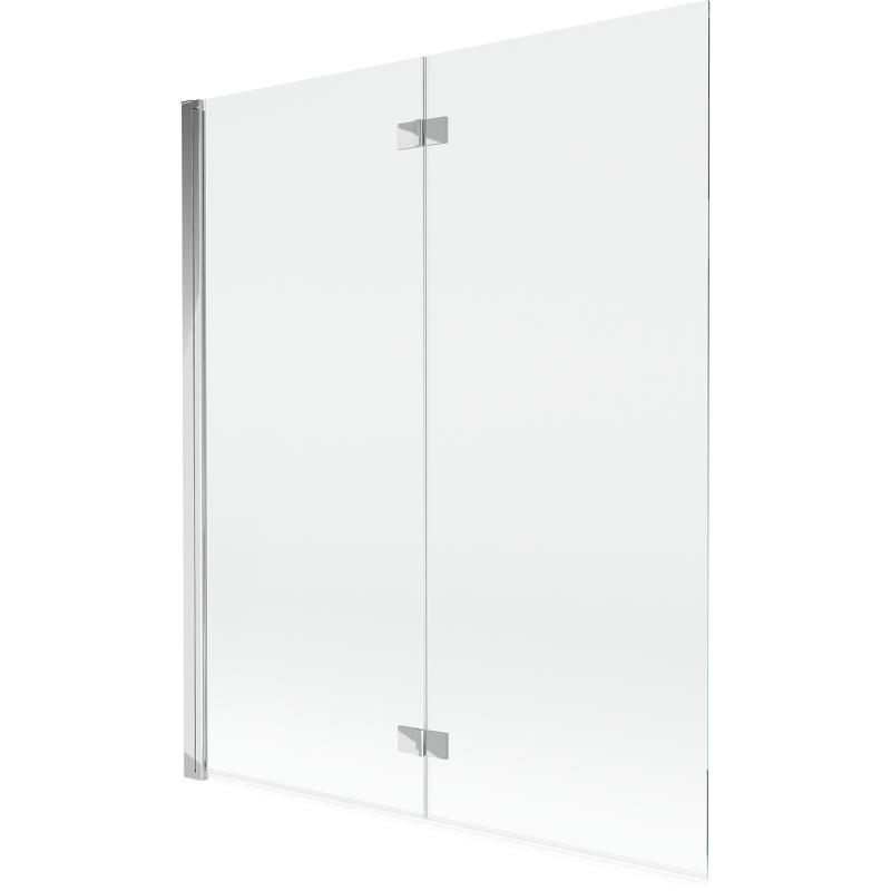 Mexen Mist douchewand 2-delig links 140 x 150 cm, transparant, chroom - 8A9-140-002-01-00-L