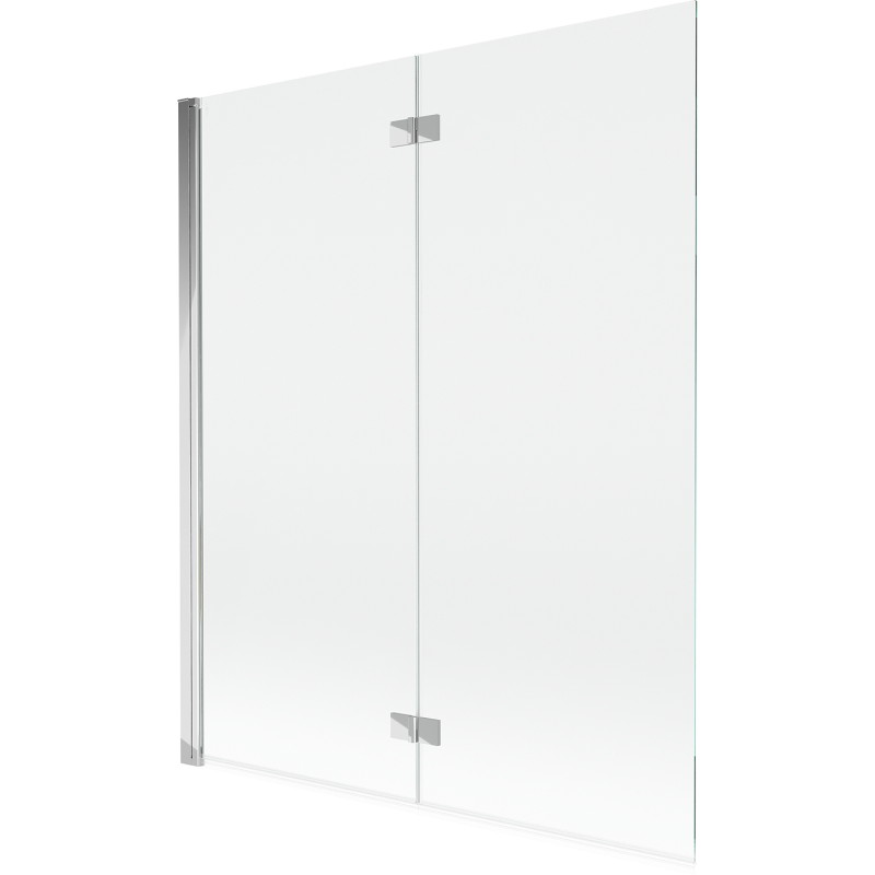 Mexen Mist kaheukseline vasak vannitoa paravana 140 x 150 cm, läbipaistev, kroom - 8A9-140-002-01-00-L