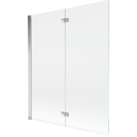 Mexen Mist kaheukseline vasak vannitoa paravana 140 x 150 cm, läbipaistev, kroom - 8A9-140-002-01-00-L