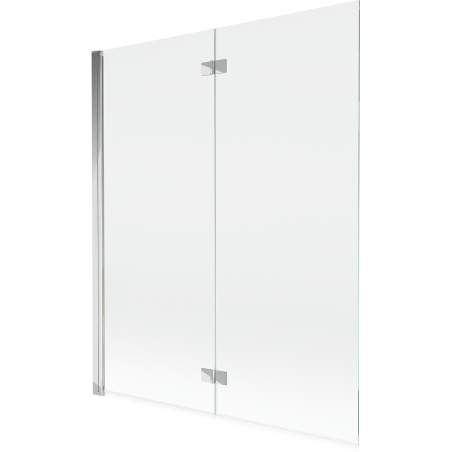 Mexen Mist parawan nawannowy 2-skrzydłowy lewy 140 x 150 cm, transparent, chrom - 8A9-140-002-01-00-L
