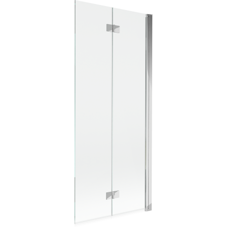 Mexen Mist badwand, 2-delig, rechts, 80 x 150 cm, transparant, chroom - 8A9-080-002-01-00-P