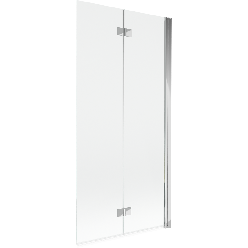 Mexen Mist Zweeflügele Eck Badeparawan 90 x 150 cm, transparent, chrom - 8A9-090-002-01-00-P