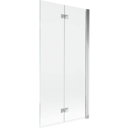 Mexen Mist badwand 2-delig rechts 90 x 150 cm, transparant, chroom - 8A9-090-002-01-00-P