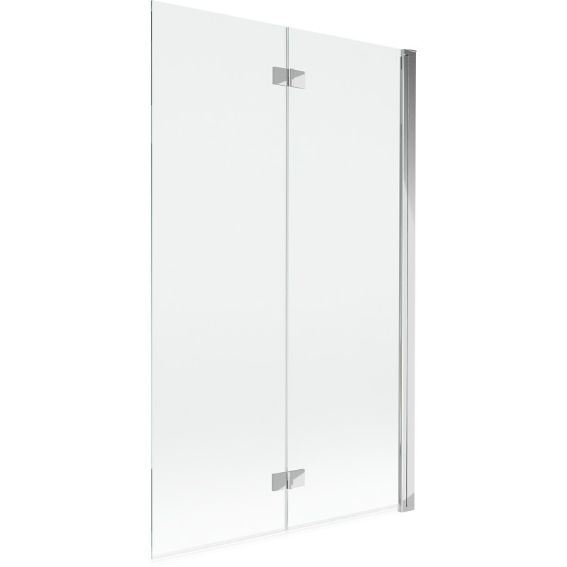 Mexen Mist dvodijelna desna kupaonska pregrada 110 x 150 cm, prozirna, krom - 8A9-110-002-01-00-P