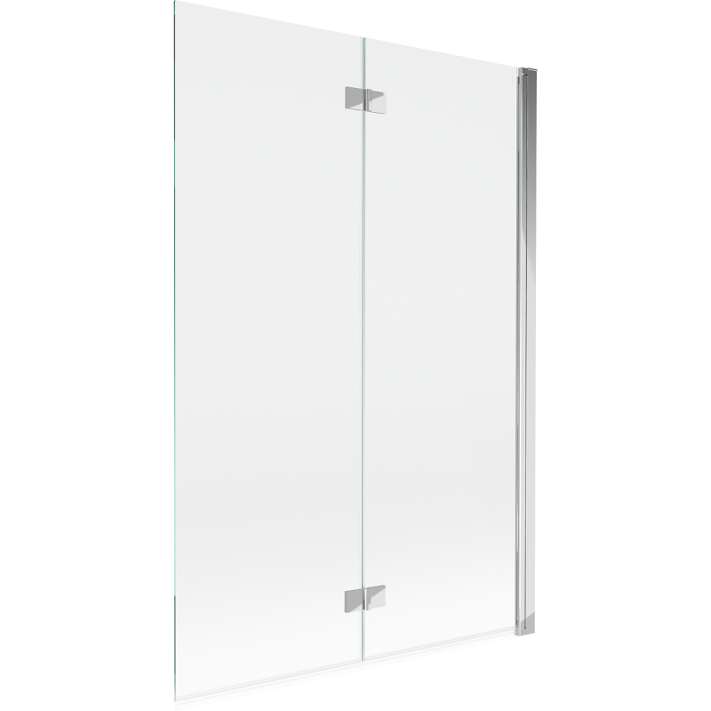 Mexen Mist Duschabtrennung, 2-flügelig rechts, 120 x 150 cm, transparent, Chrom - 8A9-120-002-01-00-P