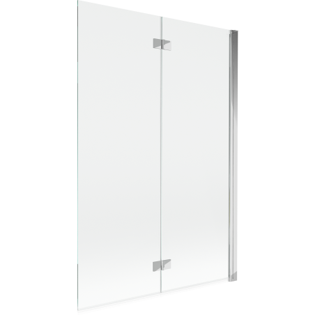 Mexen Mist parawan nawannowy 2-skrzydłowy prawy 120 x 150 cm, transparent, chrom - 8A9-120-002-01-00-P