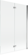 Mexen Mist 2-Panel Shower Screen Right 120 x 150 cm, Transparent, Chrome - 8A9-120-002-01-00-P