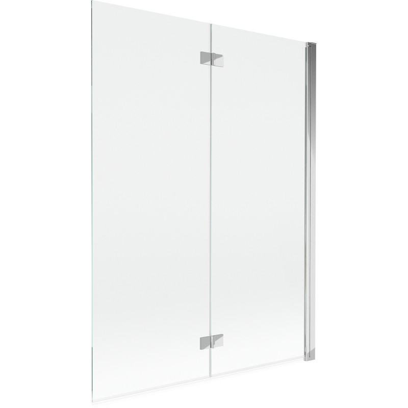 Mexen Mist paravan za kadu s 2 krila desni 130 x 150 cm, proziran, krom - 8A9-130-002-01-00-P