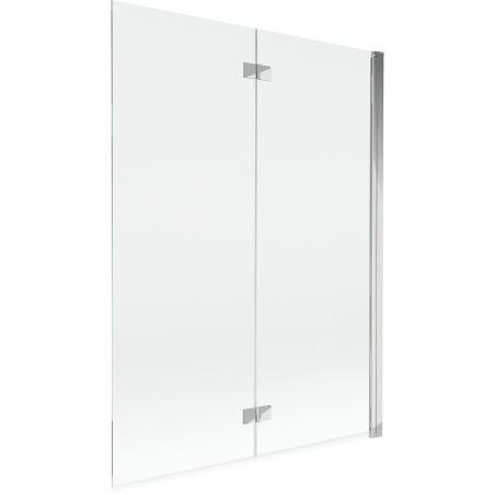 Mexen Mist parawan nawannowy 2-skrzydłowy prawy 130 x 150 cm, transparent, chrom - 8A9-130-002-01-00-P