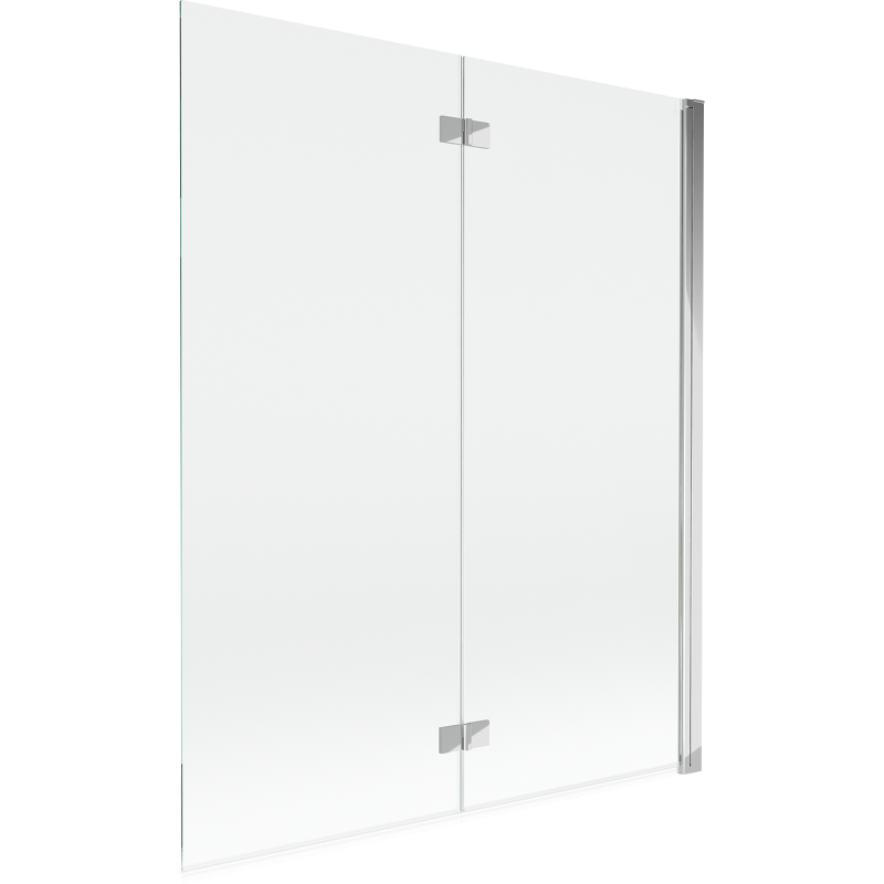 Paroi de douche Mexen Mist 2 volets droite 140 x 150 cm, transparent, chrome - 8A9-140-002-01-00-P