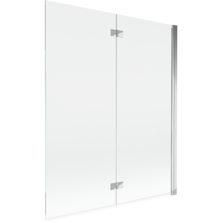 Mexen Mist kopelična pregrada 2-krilna desna 140 x 150 cm, prozorna, krom - 8A9-140-002-01-00-P