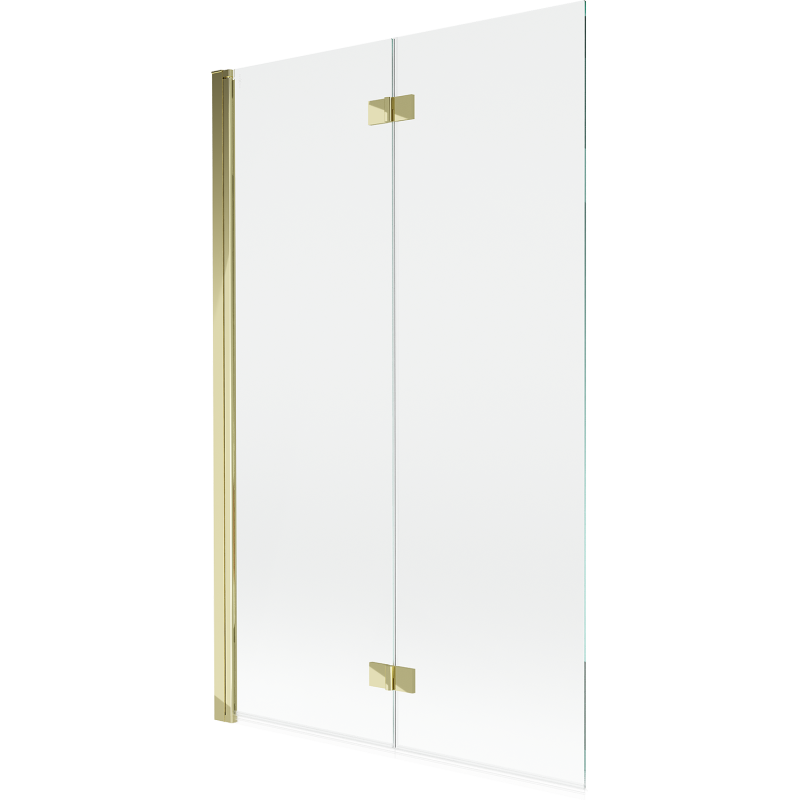 Mexen Mist paratia doccia 2-ante sinistra 110 x 150 cm, trasparente, oro - 8A9-110-002-50-00-L